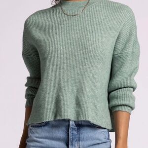 Pink Rose green color sweater small size